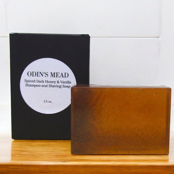 Men's Shampoo & Shaving Bar. Spiced honey scent. - Picture 6 of 7